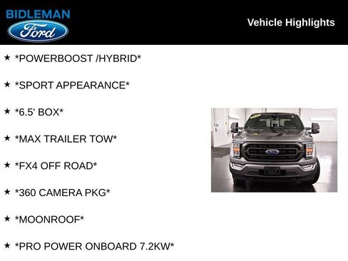 Used 2022 Ford F150 XLT w/ Equipment Group 302A High AWD/4WD image 10