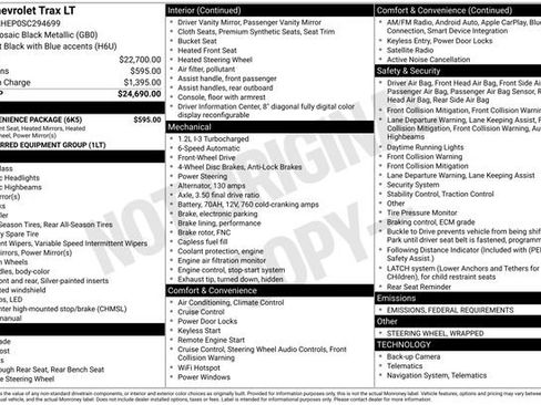 New 2025 Chevrolet Trax LT w/ LT Convenience Package image 4