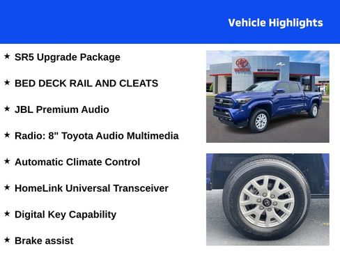 Used 2024 Toyota Tacoma SR5 w/ SR5 Upgrade Package RWD image 4