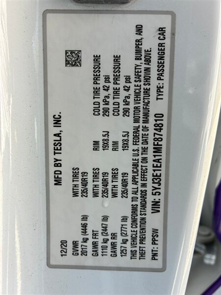 Used 2021 Tesla Model 3 Standard Range Plus RWD image 13