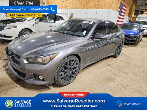 Used 2014 INFINITI Q50 Hybrid AWD w/ Navigation Package image 1