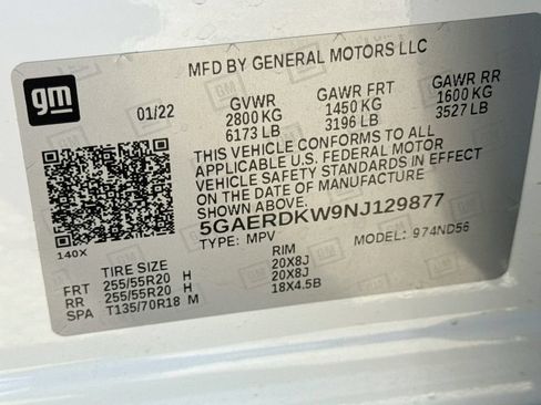 Used 2022 Buick Enclave Avenir w/ Avenir Technology Package FWD image 42