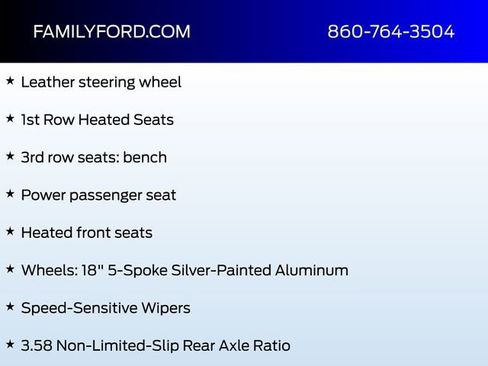 Certified 2022 Ford Explorer XLT w/ Equipment Group 202A image 8