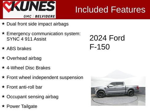 Used 2024 Ford F150 Lariat w/ Equipment Group 502A High AWD/4WD image 3
