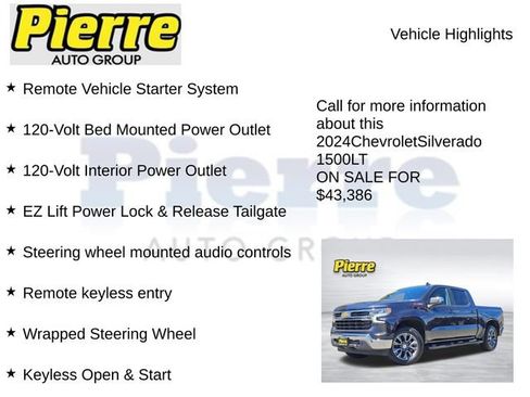 Used 2024 Chevrolet Silverado 1500 LT w/ Z71 Off-Road Package AWD/4WD image 22