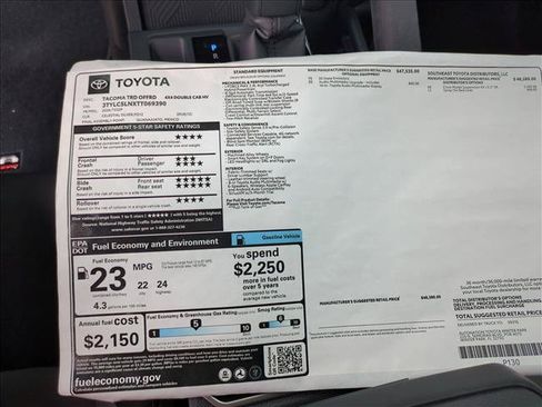 New 2026 Toyota Tacoma TRD Off-Road AWD/4WD image 17