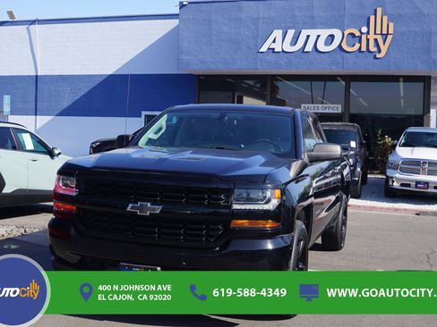 Used 2017 Chevrolet Silverado 1500 Custom RWD image 1