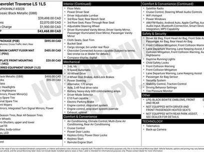 Used 2022 Chevrolet Traverse LS w/ Safety Package