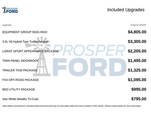 Used 2023 Ford F150 Lariat w/ Equipment Group 502A High AWD/4WD image 3