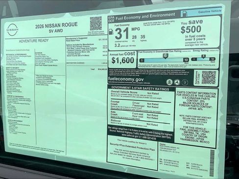 New 2026 Nissan Rogue SV image 19