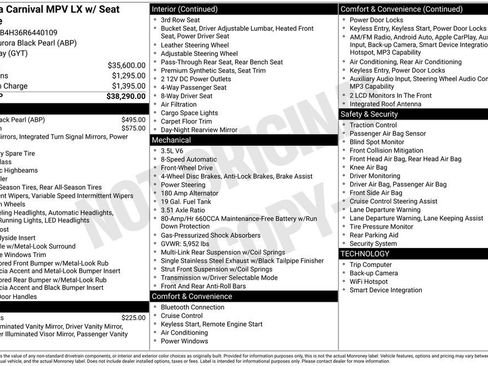 Used 2024 Kia Carnival LX FWD image 11