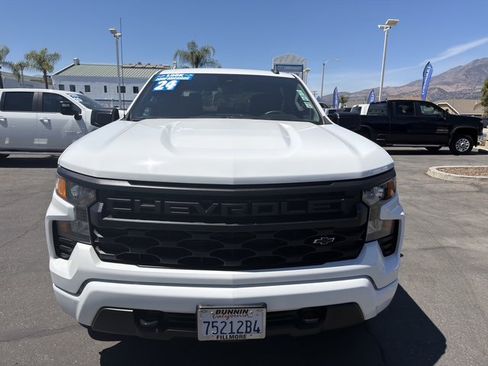 Used 2024 Chevrolet Silverado 1500 Custom w/ LPO, Dark Essentials Package RWD image 3