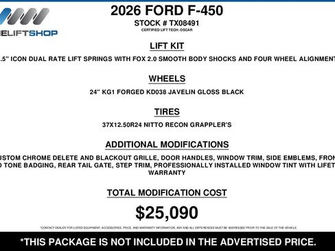 Used 2026 Ford F450 Platinum w/ Platinum Plus Package image 2