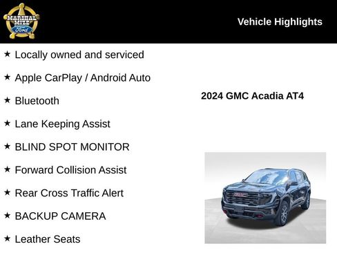 Used 2024 GMC Acadia AT4 AWD/4WD image 2
