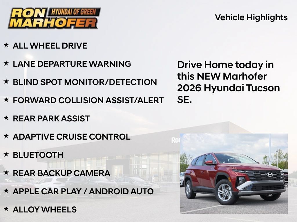 New 2026 Hyundai Tucson SE AWD/4WD image 15