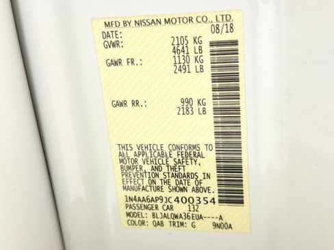 Used 2018 Nissan Maxima 3.5 S FWD image 38