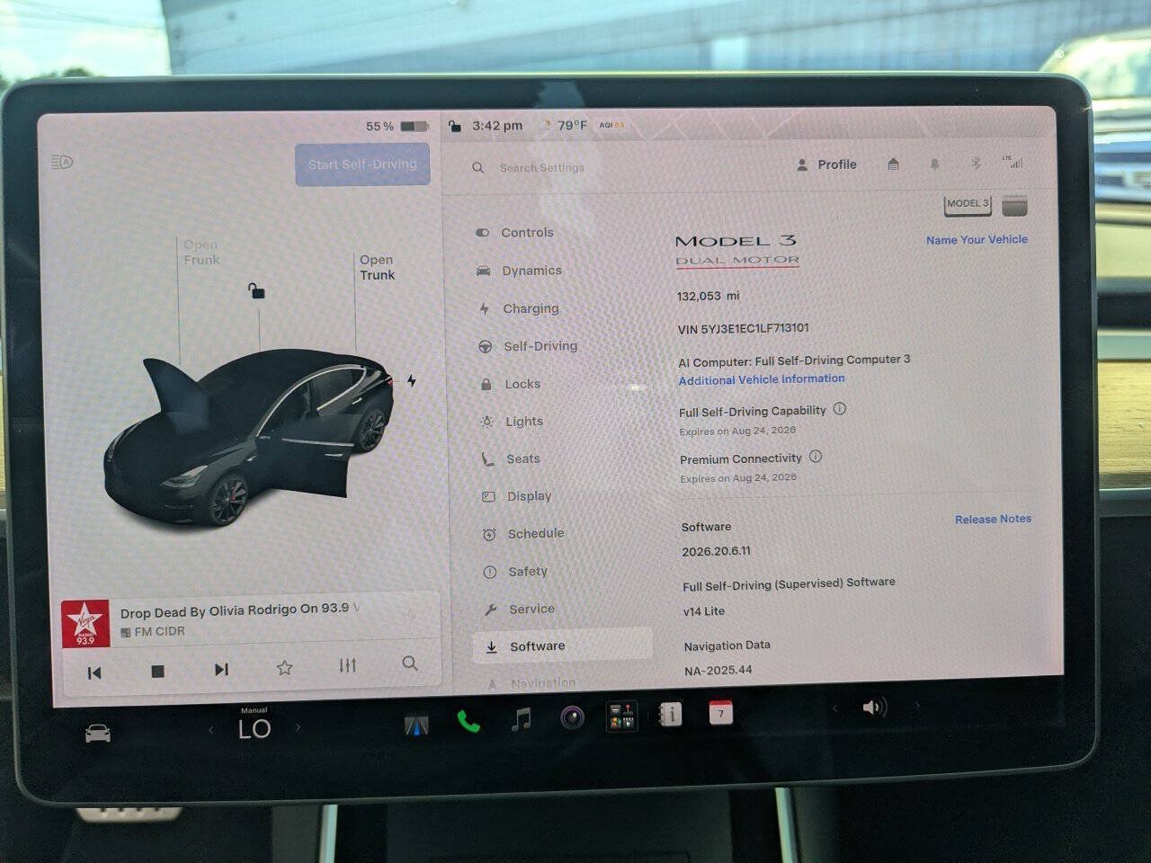 Used 2020 Tesla Model 3 Performance AWD/4WD image 18