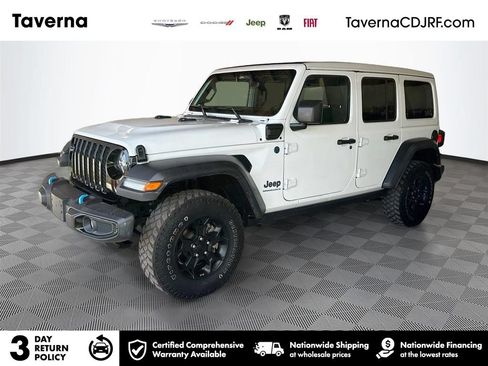 Certified 2023 Jeep Wrangler Unlimited w/ Sun & Screen Package AWD/4WD image 1