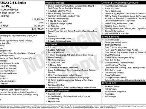 Used 2023 MAZDA MAZDA3 s image 29