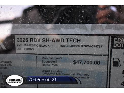 New 2026 Acura RDX w/ Technology Package AWD/4WD image 40