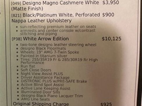 Used 2015 Mercedes-Benz SL 550 w/ White Arrow Edition image 2