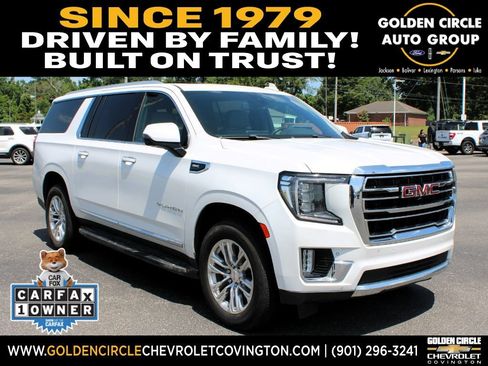 Used 2022 GMC Yukon XL SLT w/ SLT Premium Package RWD image 1