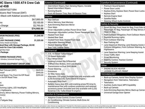 New 2026 GMC Sierra 1500 AT4 w/ AT4 Premium Package AWD/4WD image 35