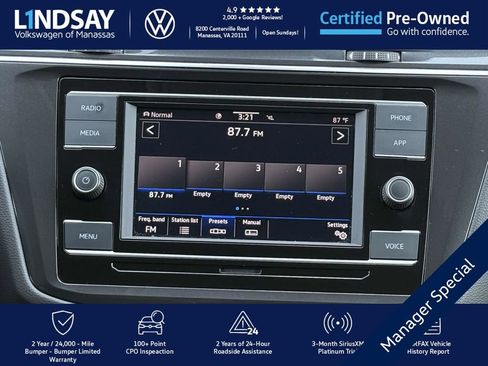 Certified 2022 Volkswagen Tiguan S w/ Driver Assistance Package image 14