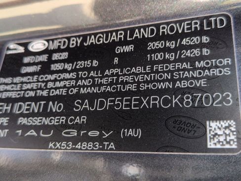 Used 2024 Jaguar F-TYPE R-Dynamic image 34