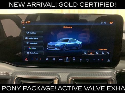 Certified 2025 Ford Mustang GT Premium w/ Mustang Nite Pony Package RWD image 29