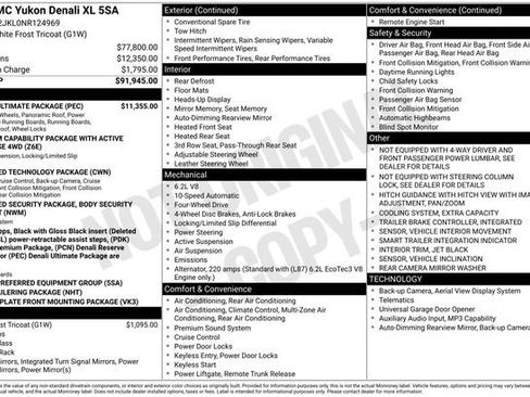 Used 2022 GMC Yukon XL Denali w/ Denali Ultimate Package image 20