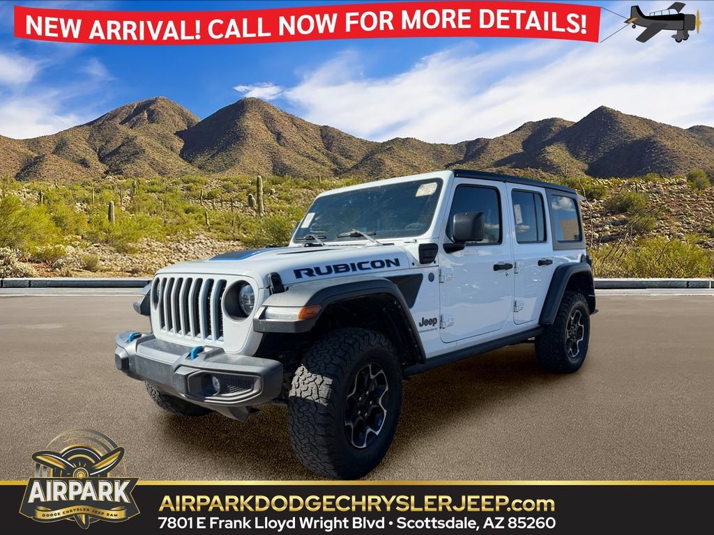 Used 2023 Jeep Wrangler Unlimited Rubicon 4xe AWD/4WD image 1