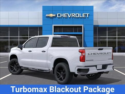 New 2026 Chevrolet Silverado 1500 Custom w/ Turbomax Blackout Package RWD image 3