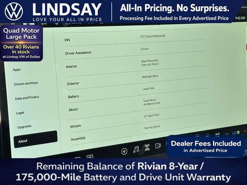 Used 2024 Rivian R1T Adventure AWD/4WD image 24