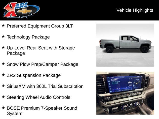 Certified 2025 Chevrolet Silverado 2500 ZR2 w/ Technology Package AWD/4WD image 2