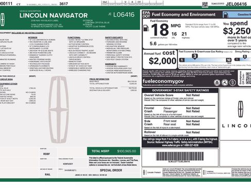 Used 2018 Lincoln Navigator Black Label image 1