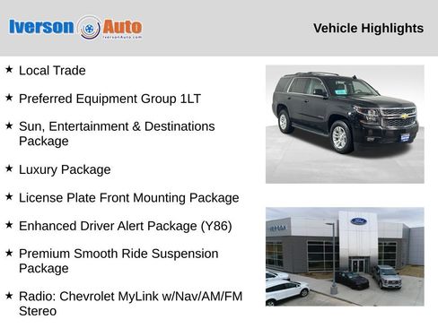 Used 2018 Chevrolet Tahoe LT AWD/4WD image 2