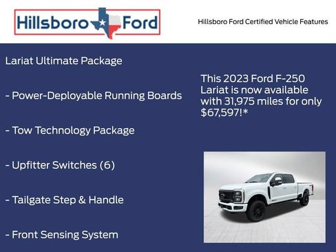 Certified 2023 Ford F250 Lariat w/ Lariat Ultimate Package AWD/4WD image 17
