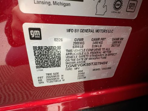 New 2026 Chevrolet Traverse LT w/ Sun and Wheel Package image 19