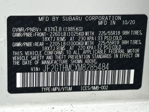 Used 2021 Subaru Crosstrek 2.5i Limited w/ Popular Package #2 AWD/4WD image 32