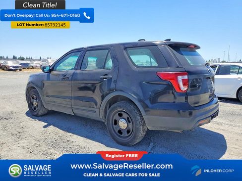 Used 2017 Ford Explorer 4WD Police Interceptor w/ 2-tone Vinyl Package #3 image 3