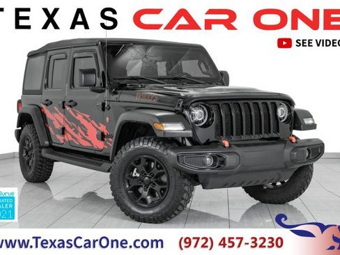 Used 2022 Jeep Wrangler Unlimited Sport image 1