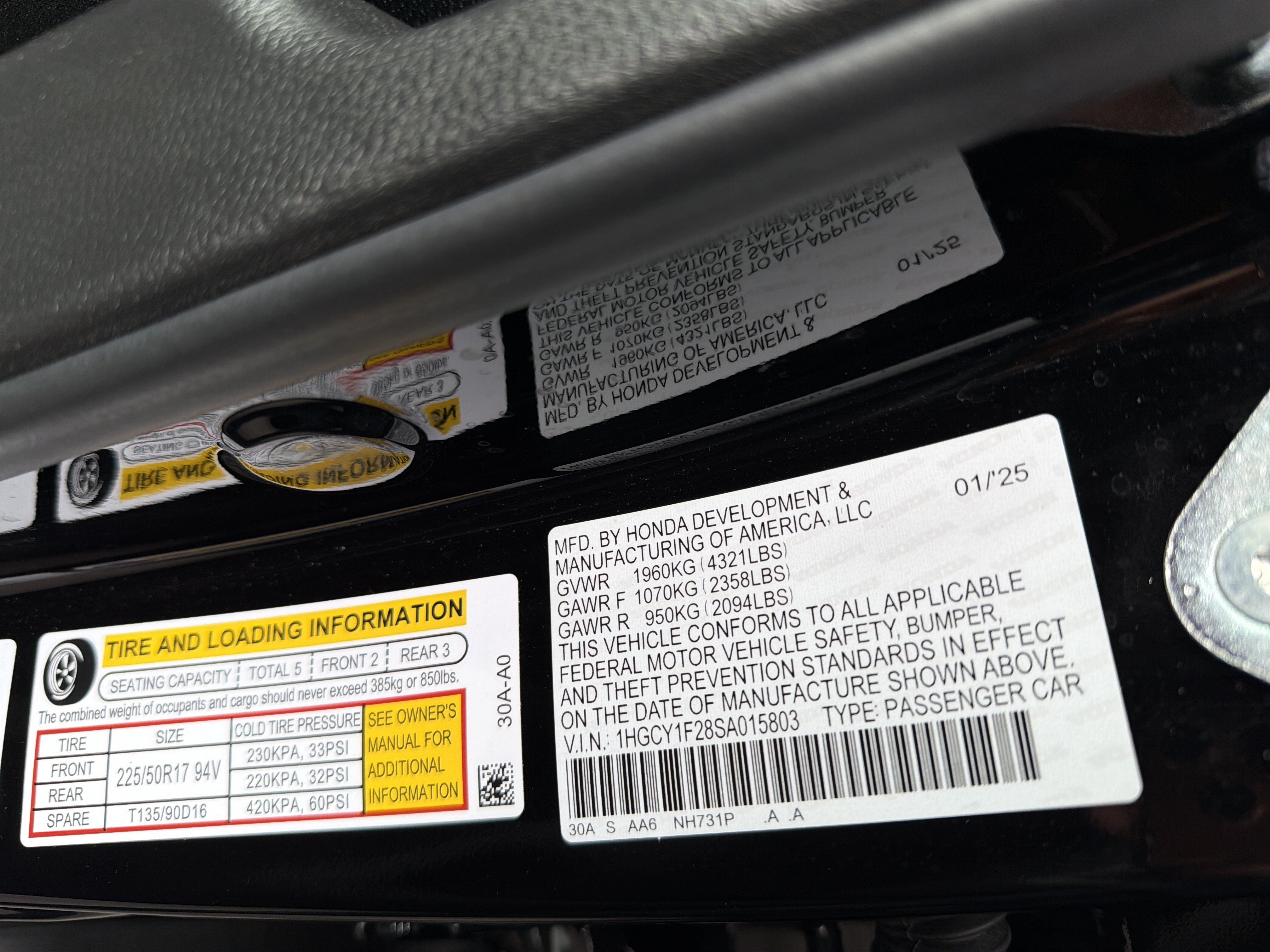 Used 2025 Honda Accord LX image 19