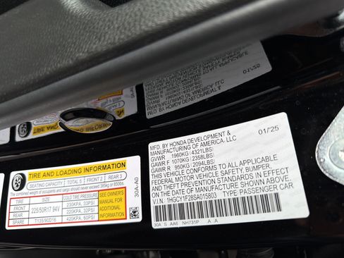 Used 2025 Honda Accord LX image 19