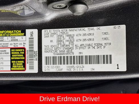 Certified 2025 Toyota Sequoia TRD Pro AWD/4WD image 32