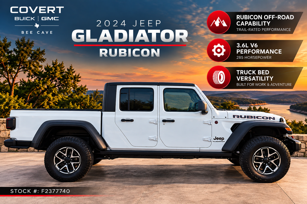 Used 2024 Jeep Gladiator Rubicon w/ Technology Group AWD/4WD image 6