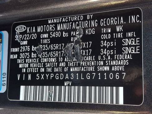 Certified 2020 Kia Sorento LX image 24