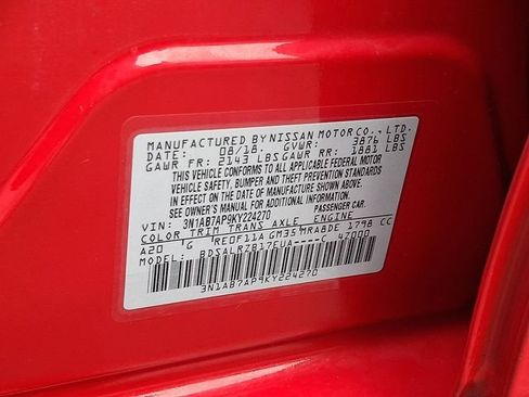 Used 2019 Nissan Sentra SR FWD image 30