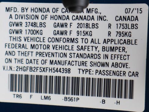Used 2015 Honda Civic LX image 39