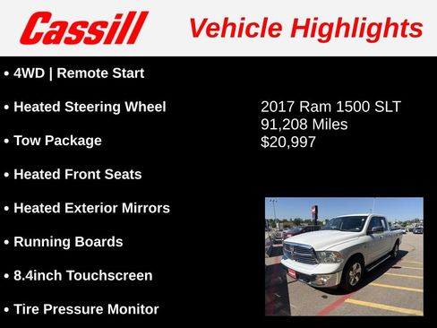 Used 2017 RAM 1500 Big Horn AWD/4WD image 3